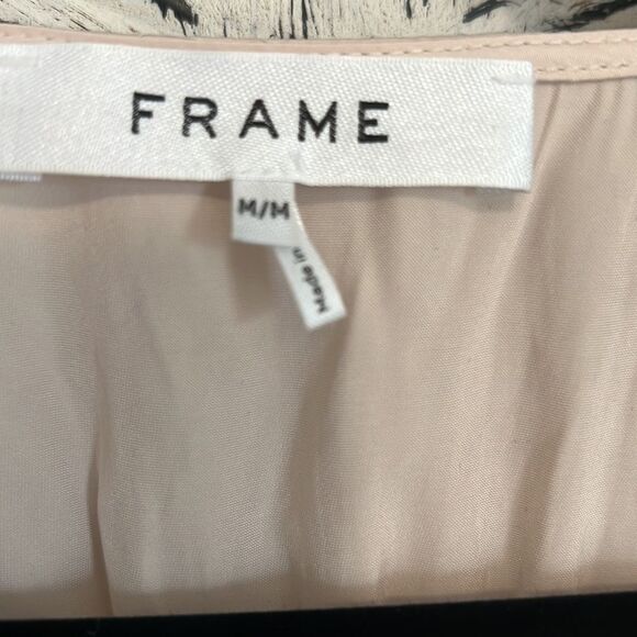 FRAME Julianne BLUSH Top PUFF SLEEVES BLOUSE - Picture 5 of 6